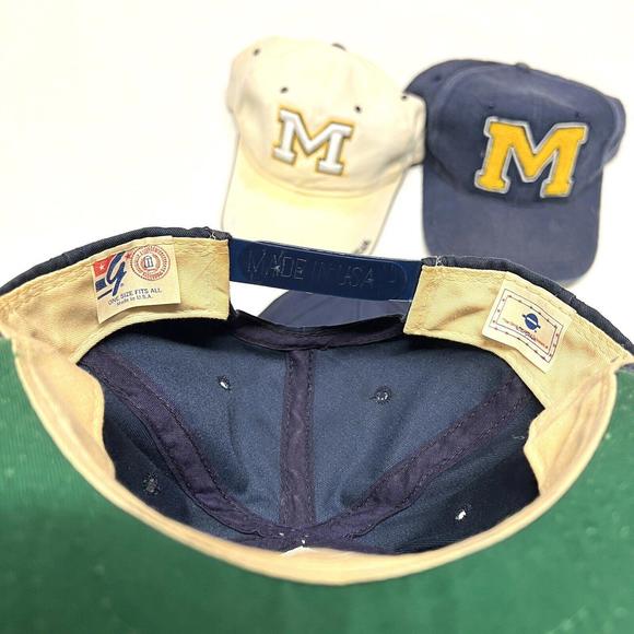 Lot Of 5 VTG Hats Michigan Wolverines Rare The Game Designer Award Signature - Picture 11 of 12